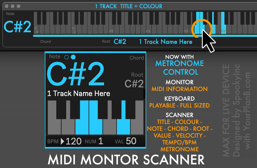 Midi Monitor Easy Full Keyboard Floating Scanner010 screenshot
