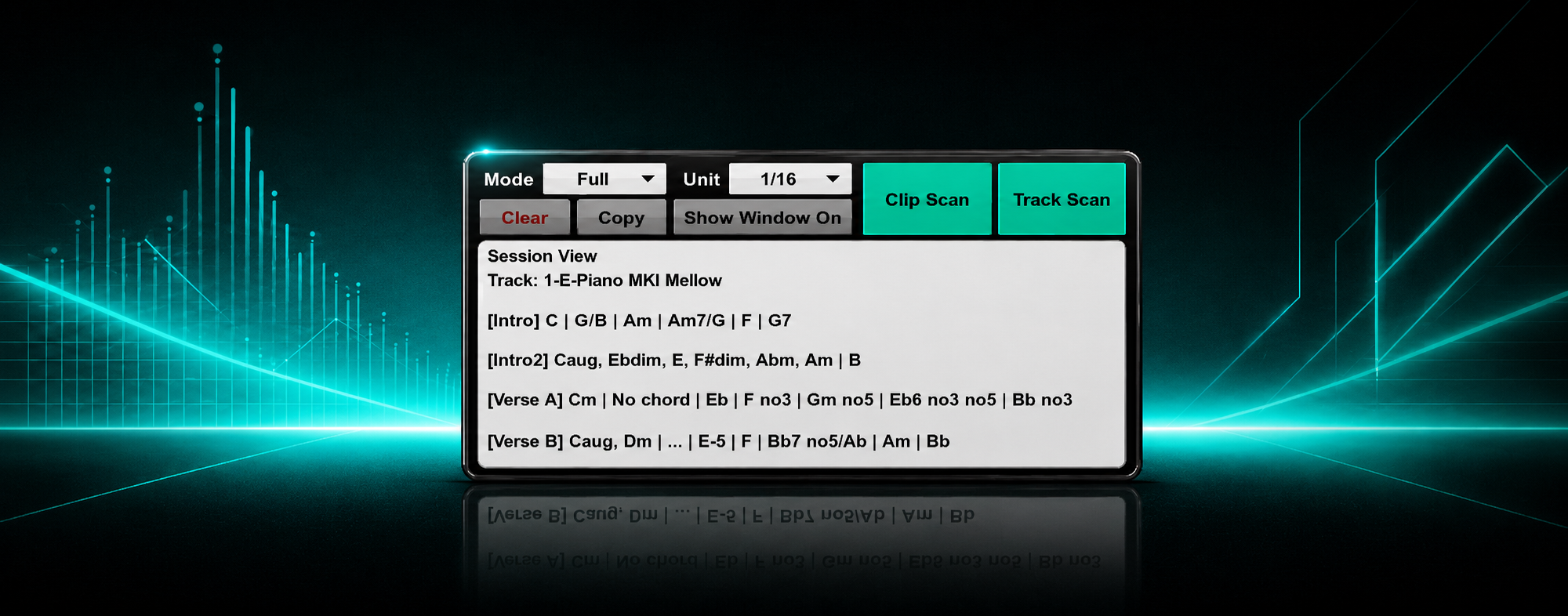 Chord2Text screenshot