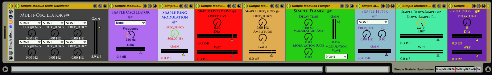 Simple Modular Synthesizer Pack screenshot