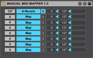 Manual MIDI Mapper version 1.1 by tonymorton on maxforlive.com