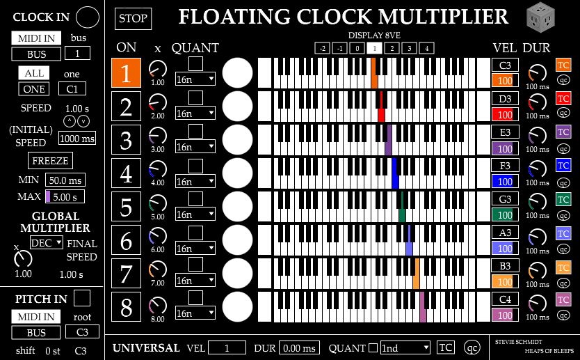 Floating Clock Multiplier version 1.3.6 by stev on