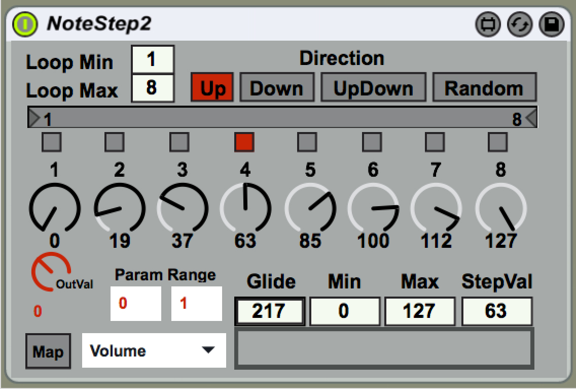 Note Trigger Parameter Step Sequencer version  by dfodel on  