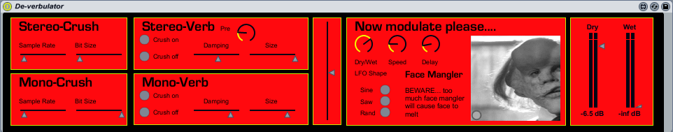 De-verbulator screenshot