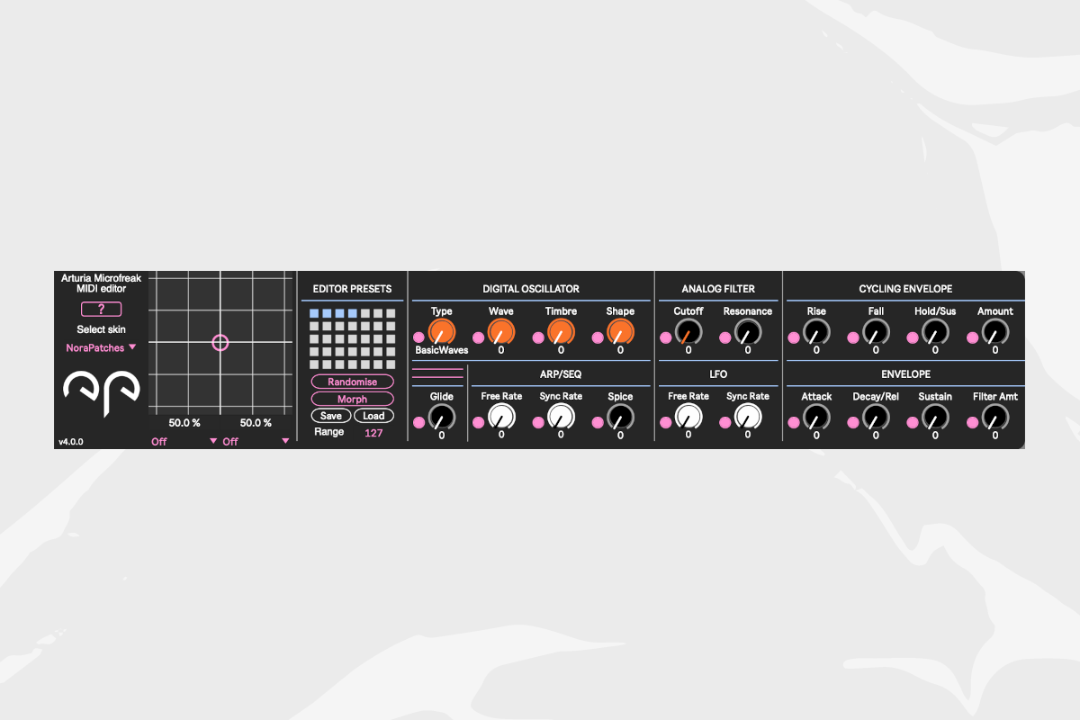 Max Colors Overlay For Arturia Microfreak