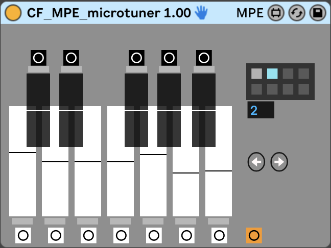 MPE Microtuner version  by chapelierfou on 