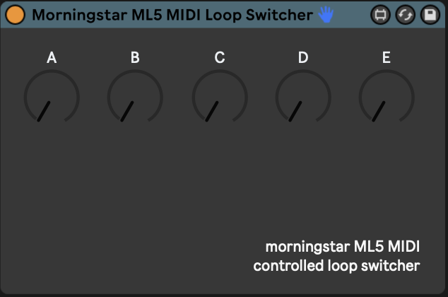 Morningstar ML5 MIDI Controlled Loop Switcher version 1.0 by benjo