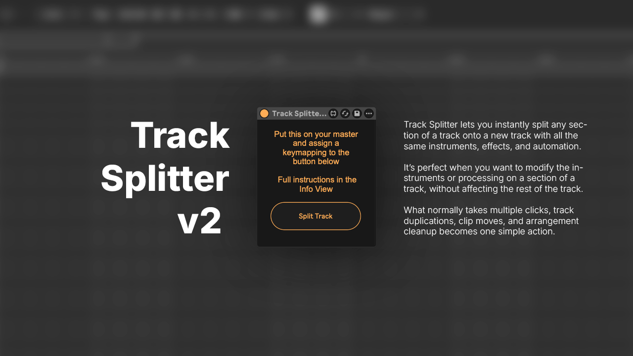 Track Splitter screenshot