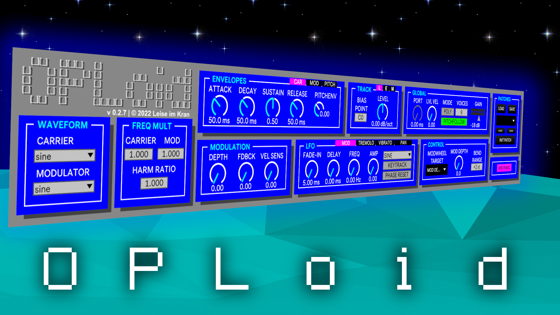 OPLoid FMSynthesizer version 0.2.7 by leiseimkran on