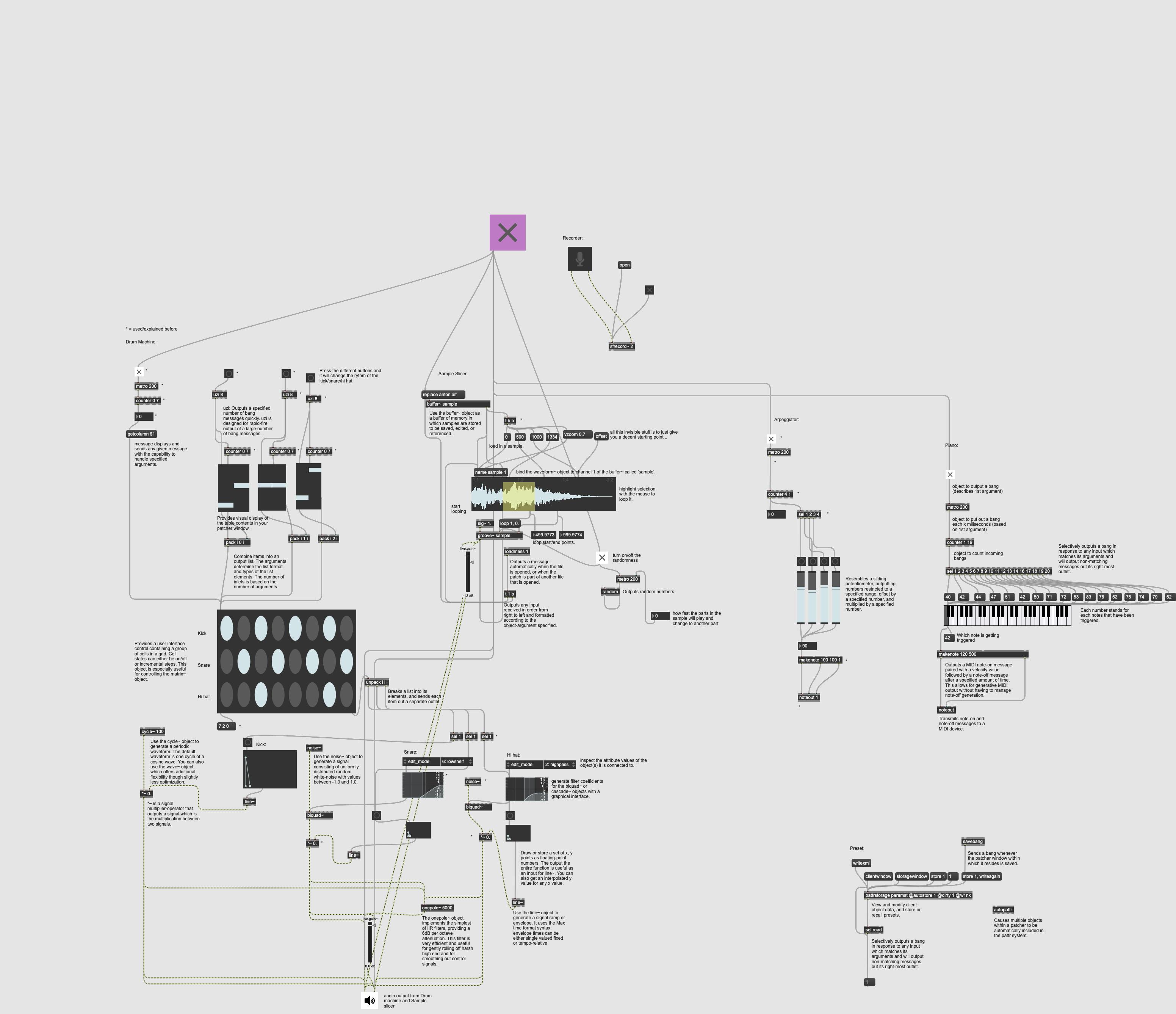 Max msp drum deals machine