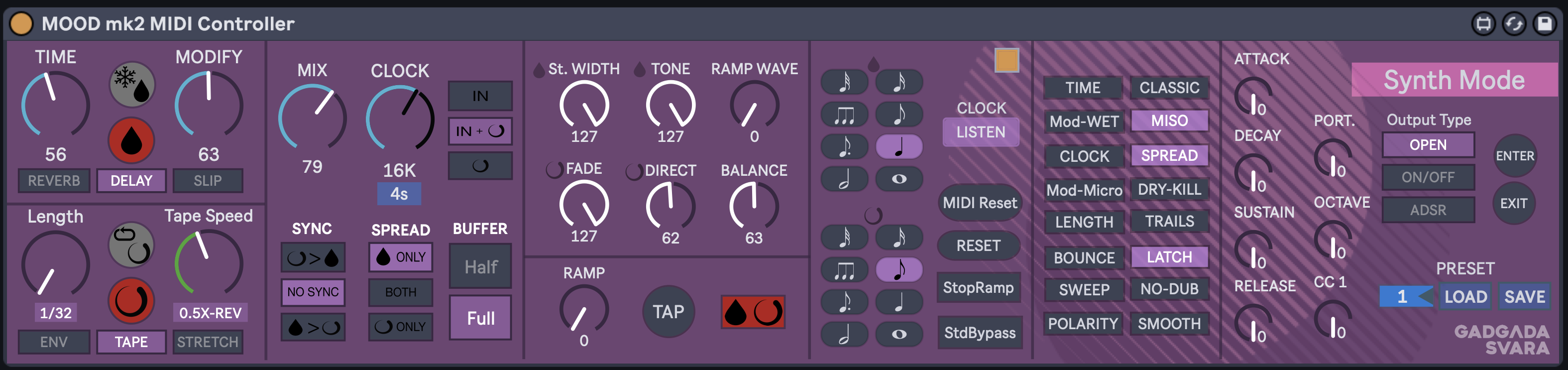 Chase Bliss MOOD MK2 MIDI Controller version 1.0 by indraperkasa